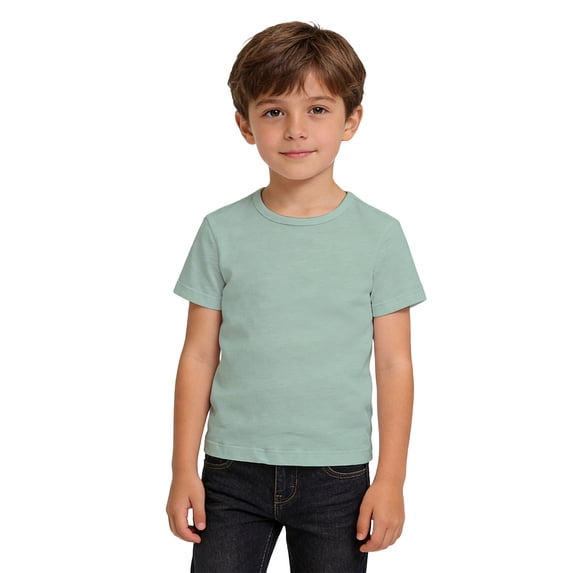 Ticikt Boys Tshirts Cotton Shirts for Boy Short Sleeve Crew Neck T-Shirts Kids Basic Tees Clothes Summer Tops