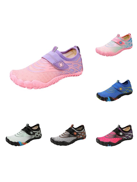 Ticikt Children Indoor Skipping Yoga Fitness Climbing Beach Shoes Soft Sole for Multi-Sport Activities,Purple