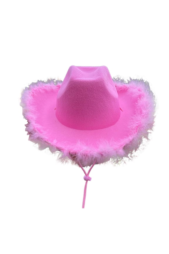 Cowboy Hat,Cowboy Hat Furry Knight Hat for Disco House Parties Vacation Furry for Comedian Actor