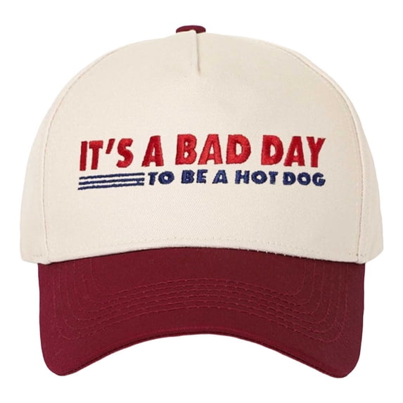 Ticikt Embroidery Baseball Trucker Hat for Women, Adjustable Baseball Cap,Color:RD2