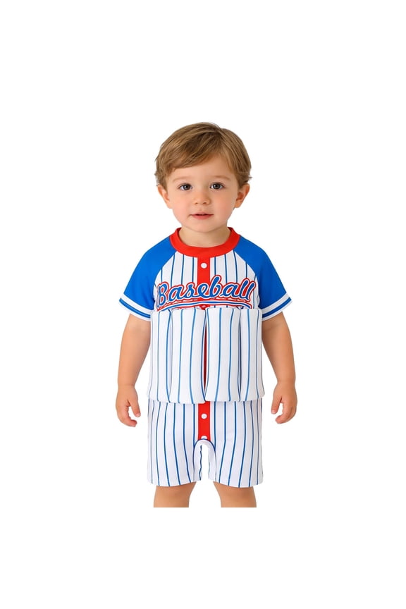 Floatie Swimsuit for Toddlers Boys Girls Floating Bathing Suit Baby Kids Float Learn to Swim Suit Floatation Beach Pool