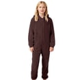 thumbnail image 1 of Ticikt Girls Boys Onesie One Piece Zip Up Hooded Soft Fleece Warm Winter Jumpsuit Comfortable for Unisex,Color:Brown,11-12 Years, 1 of 6