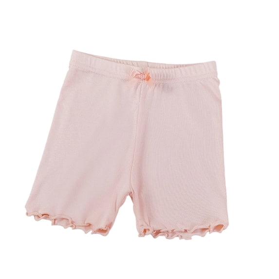 Ticikt Girls Shorts Dance Bike & Summer Breathable Comfy Under Dress Shorts for Playground Gym Sports, NOT Transparent