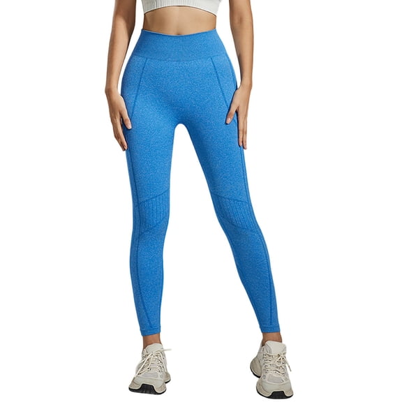 Ticikt High Waisted Leggings for Women Running Workout Leggings for Lifting Yoga Cycling Pants with Soft Fabric for Women,Color:Blue,S