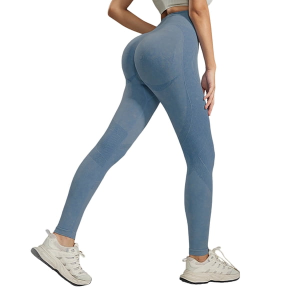 Ticikt High Waisted Leggings for Women Running Workout Leggings for Lifting Yoga Cycling Pants with Soft Fabric for Women,Color:Blue,S