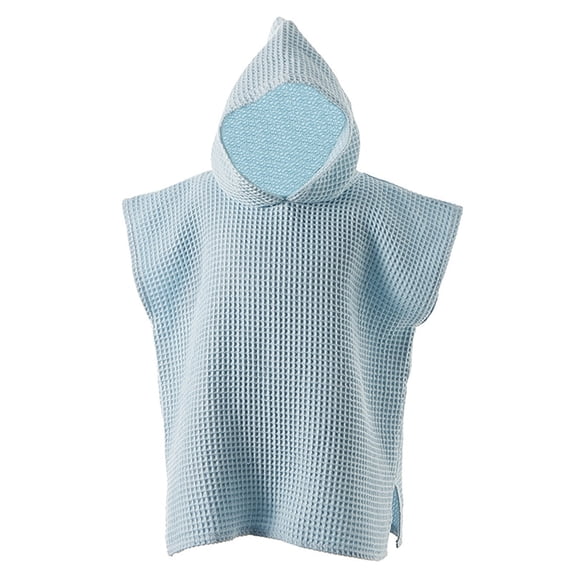 Ticikt Kids Beach Towel for Boys Girls, Hooded Bath Towel Wrap, Toddler Pool Towel with Hood,Color:Blue,Size:One Size