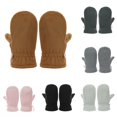 thumbnail image 1 of Ticikt Kids Mittens, Thick Sherpa Lined Warm Winter Gloves for Toddlers,Coffee, 1 of 3