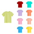 thumbnail image 1 of Ticikt Kids Solid Color Short Sleeve T-Shirt, Crew Neck Loose Fit Casual Basic Tees for Boys/Girls,Light Green, 1 of 4