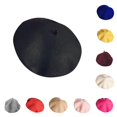 thumbnail image 1 of Ticikt Kids Solid Wool Beret Hat, Retro British Style Warm Painter Cap for Girls Fall Winter Daily,Black, 1 of 3