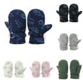 thumbnail image 1 of Ticikt Kids Winter Mitten Gloves, Fleece Lined Warm Cold‑Resistant Snow Ski Mittens for Toddler Children, 1 of 4