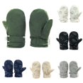 thumbnail image 1 of Ticikt Kids Winter Mitten Gloves, Fleece Lined Warm Cold‑Resistant Snow Ski Mittens for Toddler Children, 1 of 4