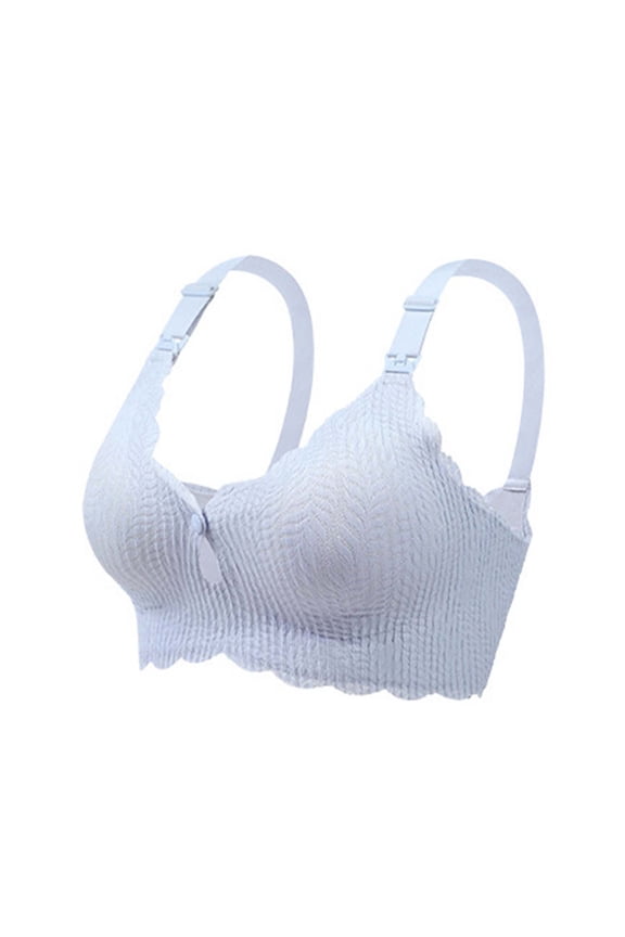 Lightly Latex Lined Cup Wirefree Unpadded Full Coverage Plus Size Minimizer Bra with Convertible Shoulder Straps,Color:Grey
