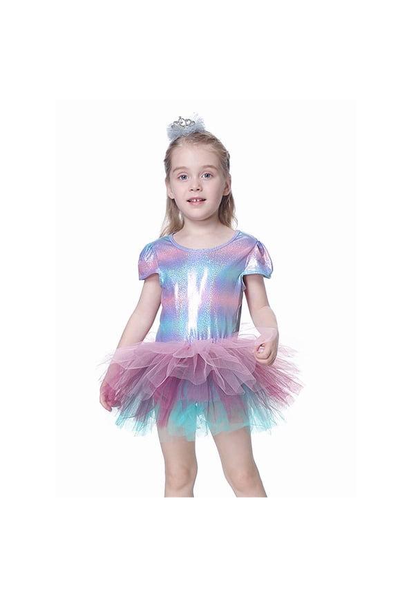 Little Girls Princess Tulle Skirts Shirts Sets Elastic Waist Swing Pleated Skirt Wedding Birthday Clothing