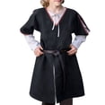 thumbnail image 1 of Ticikt Boys Shirt Long Sleeve Tunic Top Jacket for Kids Nobleman Outerwear 3-10 Years,Color:Black, 1 of 8