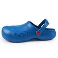 thumbnail image 1 of Ticikt Men and Women Work Shoes Non Chef Shoes Work Clogs for Restaurant Oil Kitchen Shoes,Color:Blue,Size:6, 1 of 9