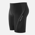 thumbnail image 1 of Ticikt Men's Compression Swim Jammers Elastic Waist Printed Athletic Swim Shorts for Training,Grey, 1 of 4