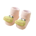thumbnail image 1 of Ticikt New Born Shoes Knit Soft Baby Sock Booties for Boys Girls First Walking,Color:Green,1-3 Years, 1 of 3