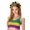 thumbnail image 1 of Ticikt Pom Pom Head Bopper-Yarn Spings Pom Headwear Party Headband for Adults and Kids, 1 of 4