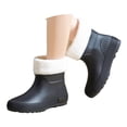 thumbnail image 1 of Ticikt Rain Boots for Men Women, Waterproof Rubber Boots with Unique Design, Comfort Lightweight Work Mud Boots, Garden Boots for Farming Gardening Fishing,Color:Black,Size:36, 1 of 6