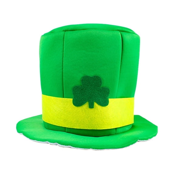 Ticikt Rave Party Persoanlity Green Show Top Hat,Color:Yellow