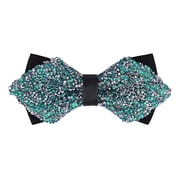 Ticikt Rhinestone Bow Ties for Men - Pre Tied Sequin Bowties Men with Adjustable Length Wedding Groomsmen Formal Bow Tie