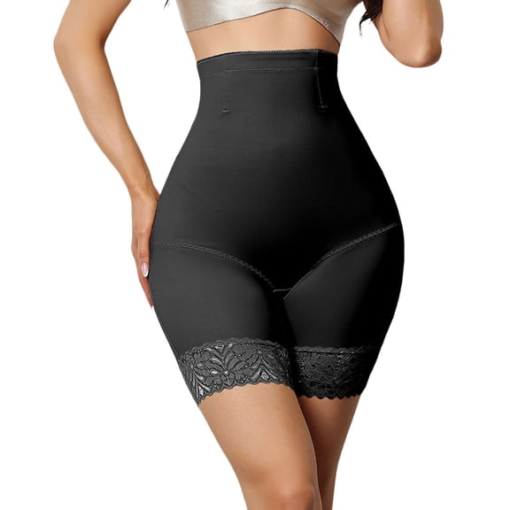 Ticikt Shapewear for Women Tummy Control, Butt Lifting High Waisted Body Shaper Shorts Under Dresses Thigh Slimmer,Color:Black,S