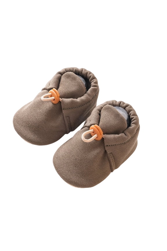 Soft Sole Baby First Non Booties for Toddlers with Adjustable Straps and Cute Cartoon Designs for Early Walking Stages,Color:Army Green,0-2 Years
