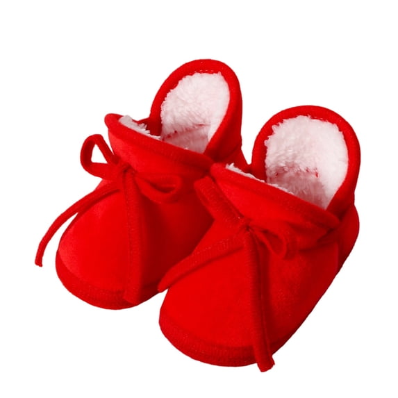 Ticikt Soft Sole Baby Sneakers For Boys and Girls Flexible First Walking Shoes with Sock Design for Toddlers,Color:Red,9-12 Month