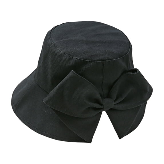 Ticikt Stylish Sun Hats for All Seasons Wide Brim Design for Casual Outings and Everyday Wear,Color:Black