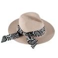 thumbnail image 1 of Ticikt Summer Hats for Women Wide Women Straw Beach Retro Hat Little Girl Sun Cap Foldable Ladies Hats,Color:Pink, 1 of 5