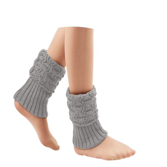 Ticikt Thermal Leg Warmers Ankle Boot Socks Non Covers Cozy Knitted Boot for Winter Outdoor Activities and Daily Wear with Comfort Stretch Fit and Warm