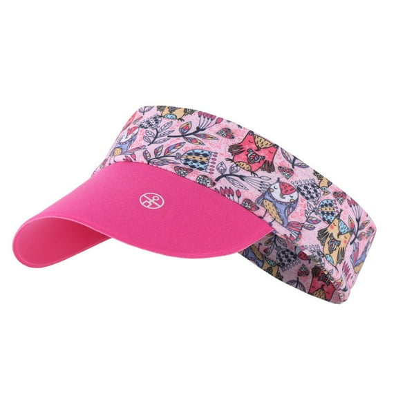 Ticikt Toddler Sun Visor Girls Age 3-12, Kids Beach Visor Summer Sun Protection Sport Cap,Color:Pink