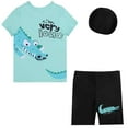 thumbnail image 1 of Ticikt Toddler Swimsuit Boy 3 Piece Animal Patterns Boys Swim Set Short Sleeve Boys Swim Shirt Boy Swim Trunks Rash Guard Bathing Suits, 1 of 6