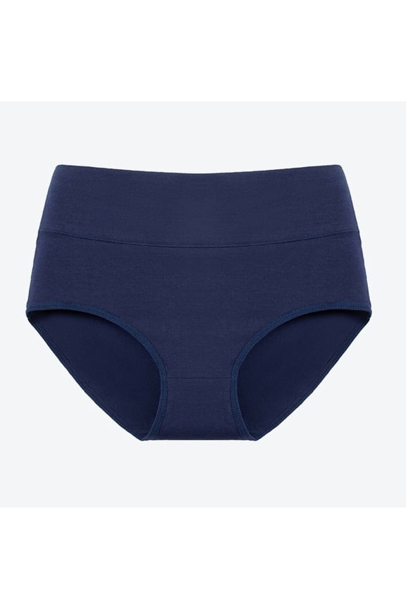 Tummy Control Shapewear for Women, High Waisted Body Shaper Panties Slim Fit Shaping Briefs,Blue,XXL