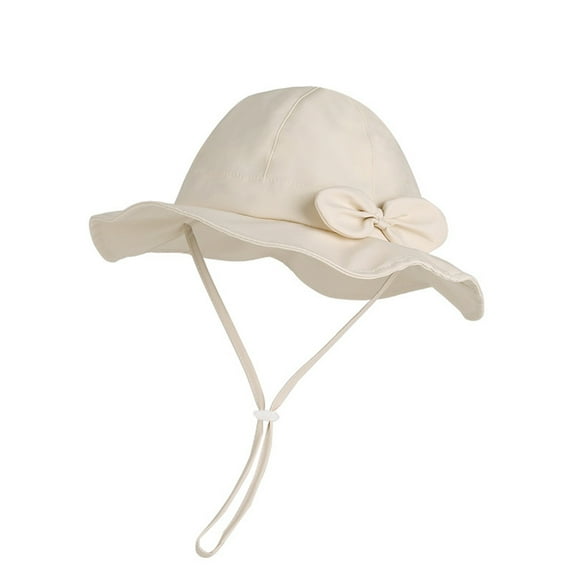 Ticikt UPF 50+ Kids Sun Hat Adjustable Wide Brim Fisherman Cap for Toddlers Boys Girls Outdoor Beach Summer Travel,Color:Khaki
