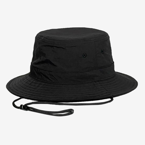Ticikt Unisex Boonie Hat, UPF 50+ Wide Brim Sun Hat for Hiking, Fishing & Camping,Black