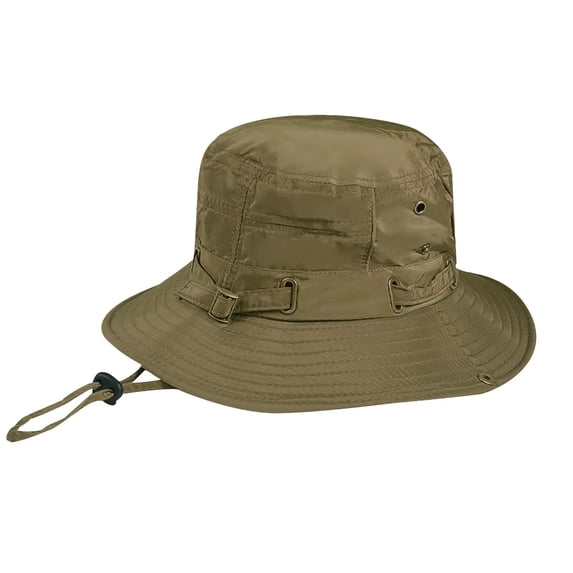 Ticikt Unisex Summer Sun Protection Fisherman's Hat Breathable Light Hat,Color:Army Green