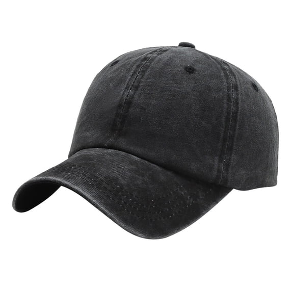 Ticikt Vintage Washed Distressed Baseball Cap Unconstructed Soft Dad Hats Adjustable Trendy Trucker Hat for Mens Womens