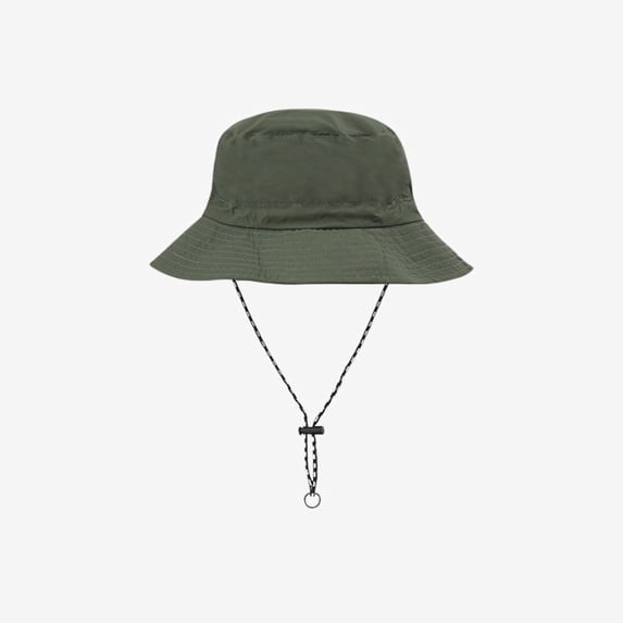 Ticikt Waterproof Bucket Hat, Outdoor Sun Hat with Adjustable Chin Strap for Hiking,Army Green