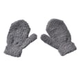 thumbnail image 1 of Ticikt Winter Knitted Baby Gloves for Toddlers 1 to 3 Years Old Cold Weather Lined Thickened Warm Mittens,Color:Grey, 1 of 8
