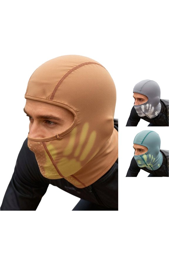 Ticikt Winter Thermal Cycling Ski Mask Base Layer, Color Changing Ski Windproof Balaclava