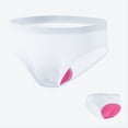 thumbnail image 1 of Ticikt Women Cycling Underwear, 3D Padded Bike Shorts, Breathable Moisture Wicking Biking Briefs,White,XXL, 1 of 7
