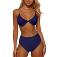 thumbnail image 1 of Ticikt Women's High Waisted Bikini Sets Two Piece Swimsuit Sexy Bathing Suits, 1 of 5