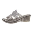 thumbnail image 1 of Ticikt Women's Jelly Sandals Slingback Bling Beach 80s 90s Retro Flat Shoes, 1 of 9