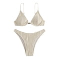 thumbnail image 1 of Ticikt Women's Triangle Bikini Floral String Bikini Set Two Piece Swimsuit Bathing Suits, 1 of 3