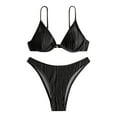 thumbnail image 1 of Ticikt Women's Triangle Bikini Floral String Bikini Set Two Piece Swimsuit Bathing Suits, 1 of 3
