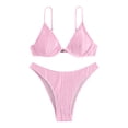 thumbnail image 1 of Ticikt Women's Triangle Bikini Floral String Bikini Set Two Piece Swimsuit Bathing Suits, 1 of 3