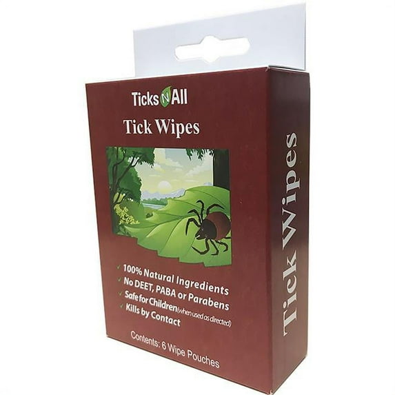 Tick Repellent Wipes (6 cnt.)