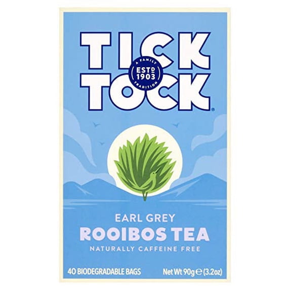 Tick Tock Tea: Tea Early Grey Rooibos, 40 Bg