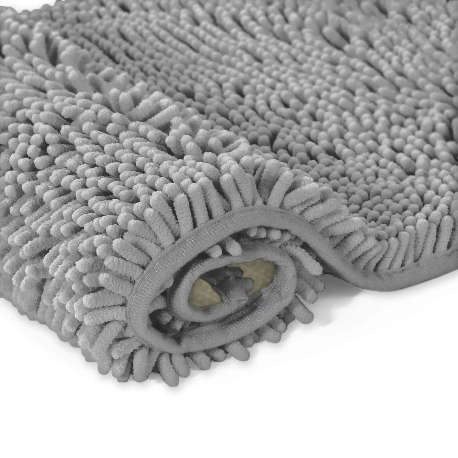 TickJOY Bathroom Rug, NonSlip Bath Mat, Soft Cozy Shaggy Durable Thick